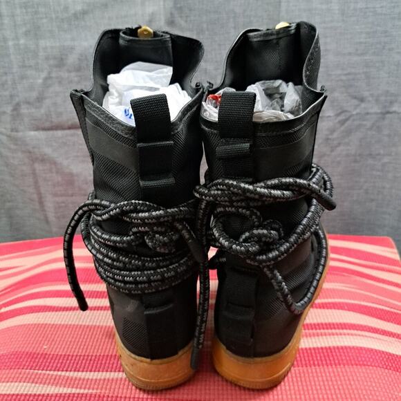 %Size 10.5 - Nike Sf Air Force 1 High Black Gum 2017 - AA1128-001 Men / A 24 main image 9